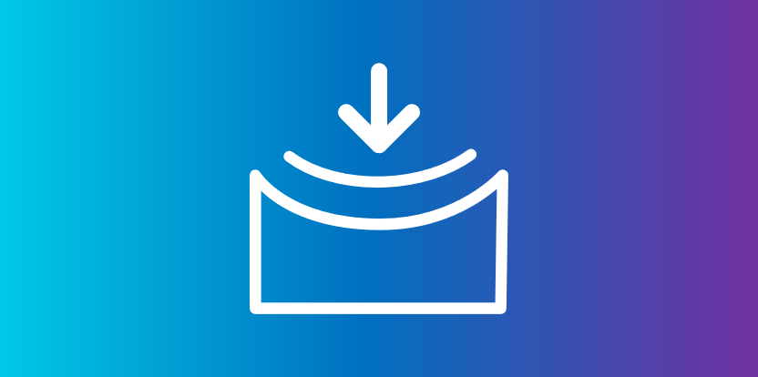 cushioning and damping icon with blue to purple gradient
