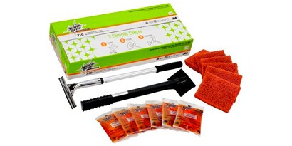 เครื่องมือ Scotch-Brite™ Quick Clean กลุ่มผลิตภัณฑ์ทำความสะอาดเตา
