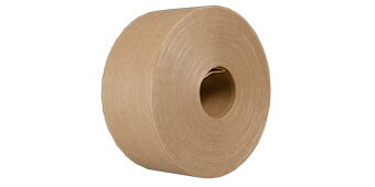 Image of a roll of water-activated tape
