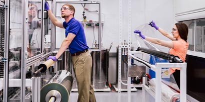 Employees in lab
