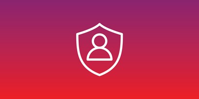 white line on a red and purple background
