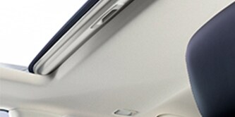 car headliner with dual lock reclosable fasteners
