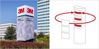 ใช้เทป 3M™ VHB™ สำหรับการออกแบบงานป้ายบนเสาของคุณ
