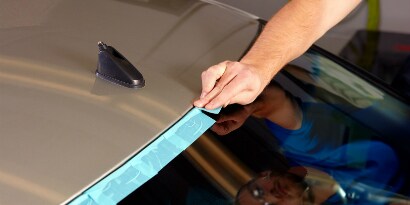 trim masking a car
