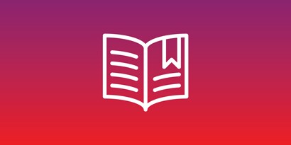 white line on a red and purple background