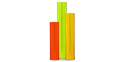 Rolls of Diamond Grade DG3 Fluorescent Reflective Sheeting Series 4080
