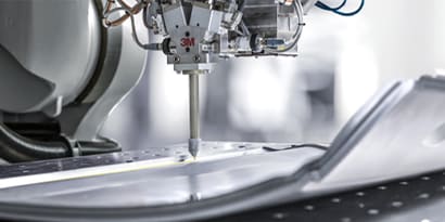 application photo of 3M structural adhesives being used in an automotive application