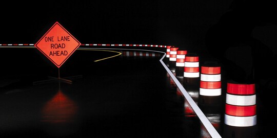 wet reflective road marking paint

