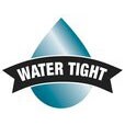 Water Tight logo, used to show a product prevents water leakage