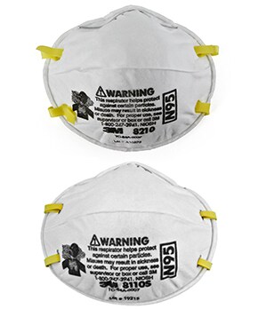 3M N95 Respirators 8210 and 8110S
