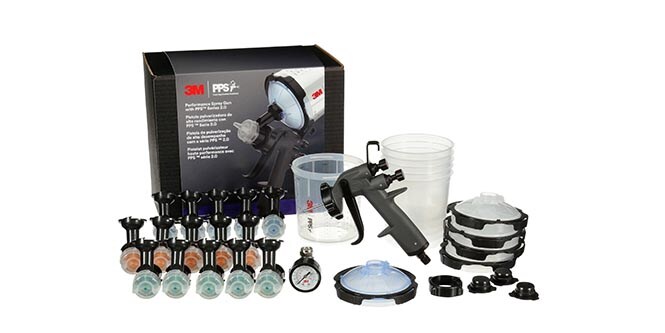 ระบบปืนพ่นสีประสิทธิภาพสูง 3M™ พร้อม PPS™ 2.0
