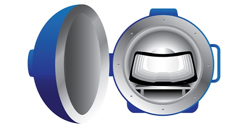 heat curing application illustration
