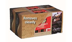 Image of 2 boxes bundled together with Scotch® Multipack Tape and the words “Removes Cleanly”
