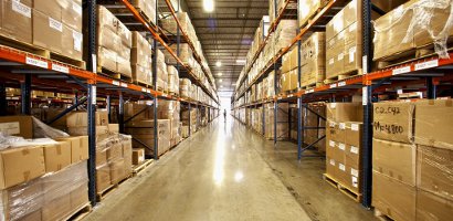 Warehouse aisle

