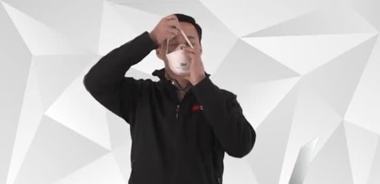 Tips for using a 3M™ Flat-Fold Filtering Facepiece Respirator 9210+
