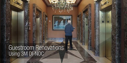 DI-NOC™ surface finishes in Hilton Hotel
