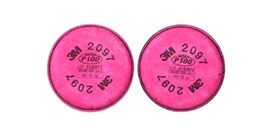 3M™ 2097 แผ่นกรองอนุภาคประสิทธิภาพสูง สำหรับหน้ากากไส้กรองคู่, P100 ภาพผลิตภัณฑ์
