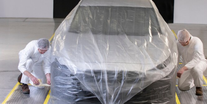 High temperature masking film used on vehicle
