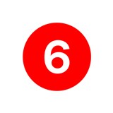 Red Number Six