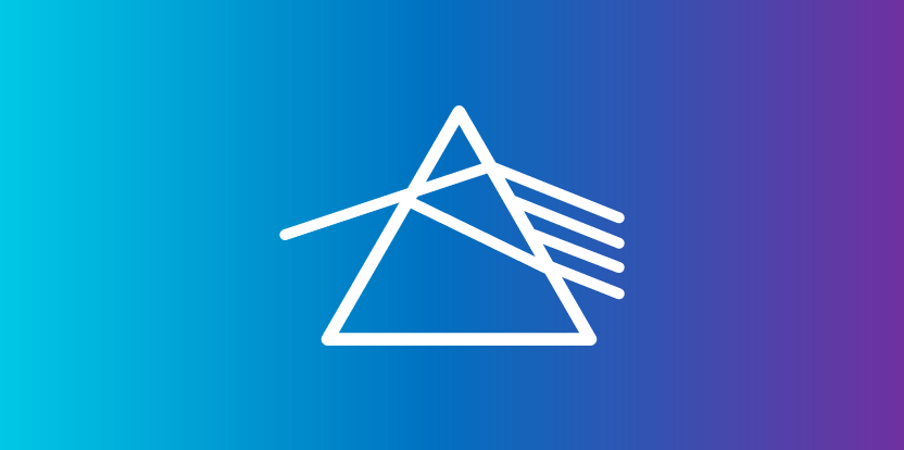 light being managed icon on purple to blue background
