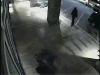 person walking on a sidewalk
