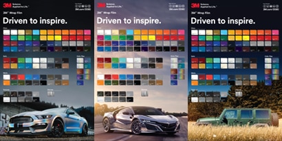 โปสเตอร์สี 3M™ Wrap Film Series 1080
