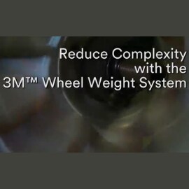 Reduce complexity with the 3M™ Wheel weight system
