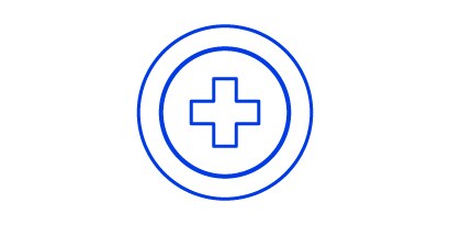 Icon of a medics cross in a circle for 3M repair masking.
