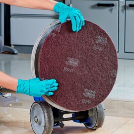 Scotch Brite SPP Floor Pads แผ่นขัดเตรียมพื้น
