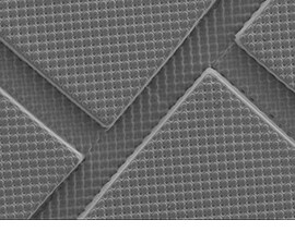 Groove design of the 3M Trizact CMP Pad magnified