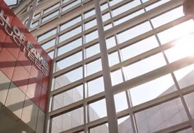 building with many windows