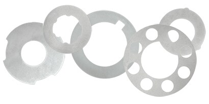 product application shot of 3m friction shims
