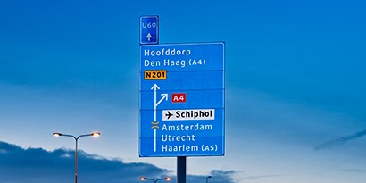 airport traffic sign
